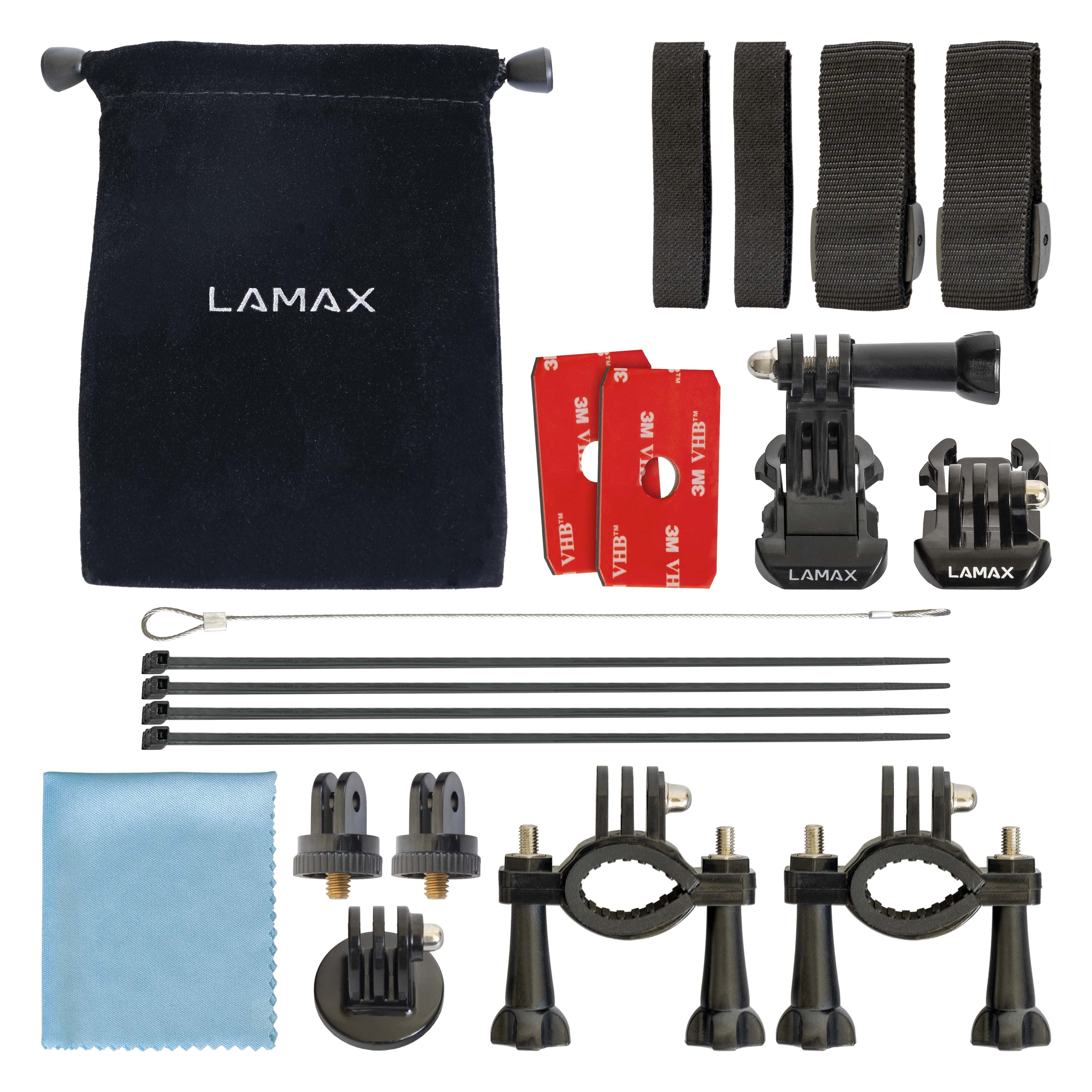 LAMAX Set of Accessories for Action Cameras M - 13 pcs